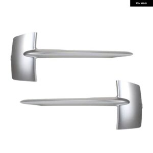 BMW フロント バンパー フォグランプ グリル トリム フォグライト フレーム カバー マットトリミング 51117303113 51117303114 X5 F15 2014 2015-2018 - 1 Pair Matte Trim