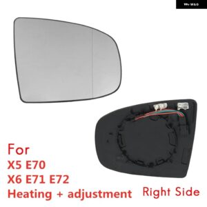 BMW バックミラー サイドミラー ガラス加熱+調整 X5 E70 2007-2013 X6 E71 E72 2008-2014 - right