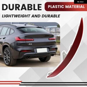 BMW リア リフレクター X4 M G02 X4 20DX 20IX 25DX 30DX 30IX リアブレーキハザードランプ - Red　Left
