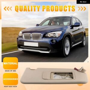 BMW 3シリーズ E90 E91 X1 E84 用ベージュ車フロントサンバイザー - Beige　Right
