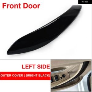 BMW 4個 LHD RHD カーボン車内インナードアプルハンドル外側 フロントリア L R F30 F80 F31 F32 F33 F35 13-18 - Black-Front Left