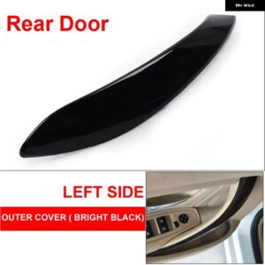 BMW 4個 LHD RHD カーボン車内インナードアプルハンドル外側 フロントリア L R F30 F80 F31 F32 F33 F35 13-18 - Black-Rear Left
