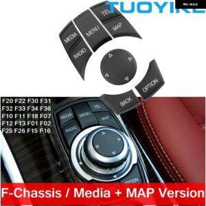BMW カー コンソール CIC I-ドライブマルチメディア コントロール ボタン 1 2 3 4 5 7 X1 X3 X4 X5 X6 E87 E90 E60 E84 E70 E71 F20 F22 F30 F10 F01 - F-Chassis Media MAP