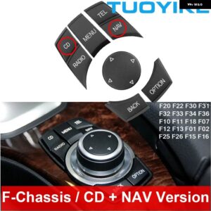 BMW カー コンソール CIC I-ドライブマルチメディア コントロール ボタン 1 2 3 4 5 7 X1 X3 X4 X5 X6 E87 E90 E60 E84 E70 E71 F20 F22 F30 F10 F01 - F-Chassis CD Nav