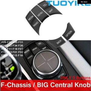 BMW カー コンソール CIC I-ドライブマルチメディア コントロール ボタン 1 2 3 4 5 7 X1 X3 X4 X5 X6 E87 E90 E60 E84 E70 E71 F20 F22 F30 F10 F01 - F-Chassis Big KNOB
