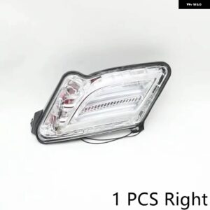 ボルボ フロント バンパー DRL LED デイタイム ランニングライト 日中運転ウィンカーインジケータ補助ランプ V60 S60 2011-2013 - 1PC Right R