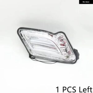 ボルボ フロント バンパー DRL LED デイタイム ランニングライト 日中運転ウィンカーインジケータ補助ランプ V60 S60 2011-2013 - 1PC Left L