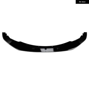 BMW フロント バンパー スポイラー スプリッターリップ 1シリーズ F20 F21 M スポーツ 2011-2015 118I 120I カーボンルック/グロスブラック下ブレード - Glossy Black