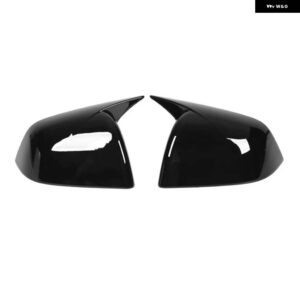 テスラ モデルY 2020 + カー ウイング サイドバックミラー カバー ミラー キャップ アウター 2個 カーアクセサリー - Glossy Black
