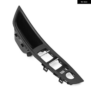 BMW 5シリーズ F10 F11 F18 520 523 525 535 2010-2017ドアハンドル アームレスト パネル 内窓スイッチ ボタン カバー 左ドライバー - black