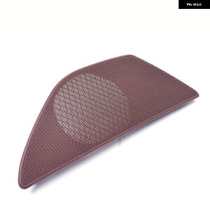 BMW インテリア フロントサイドドア パネル サウンド オーディオ スピーカー カバー トリム キャップ 5シリーズ F10 F11 F18 2010-2017 520I 523I 525I 530I - Left-Red Brown
