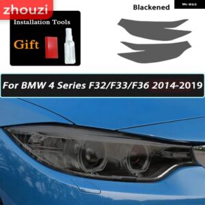 BMW スモークブラック TPU ステッカー ヘッドライト フィルム F40 F22 F44 F30 F31 G20 F34 F32 F36 F10 G30 F06 F07 F12 F01 G11 - F32 33 36 14-19
