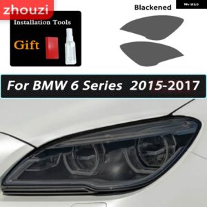 BMW スモークブラック TPU ステッカー ヘッドライト フィルム F40 F22 F44 F30 F31 G20 F34 F32 F36 F10 G30 F06 F07 F12 F01 G11 - The 6 15-17
