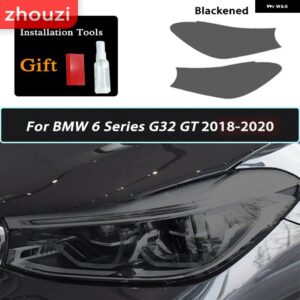 BMW スモークブラック TPU ステッカー ヘッドライト フィルム F40 F22 F44 F30 F31 G20 F34 F32 F36 F10 G30 F06 F07 F12 F01 G11 - G32 18-20