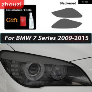 BMW スモークブラック TPU ステッカー ヘッドライト フィルム F40 F22 F44 F30 F31 G20 F34 F32 F36 F10 G30 F06 F07 F12 F01 G11 - The 7 2009-2015