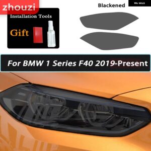 BMW スモークブラック TPU ステッカー ヘッドライト フィルム F40 F22 F44 F30 F31 G20 F34 F32 F36 F10 G30 F06 F07 F12 F01 G11 - F40 19-On