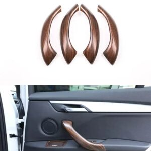 BMW X1 F48 2016-2018 ABS マット車インナードアハンドル トリム カーアクセサリー X2 F47 2018 4個 - Pine wood pattern