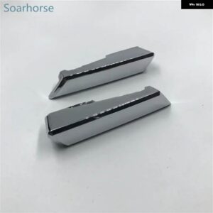 スバル ヘッドライト 水スプレーノズルカバー クローム ヘッドランプ ウォッシャーキャップ レガシィアウトバック - 2　pcs　LH　and　RH