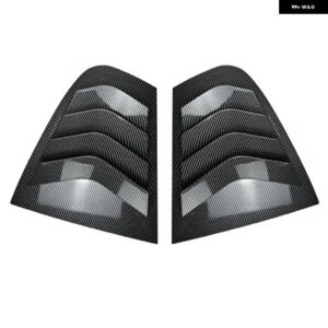 BMW 3シリーズ F30 318I 320I 325I 2013-2019 リアサイドウィンドウルーバー エアベント シェード カバー トリム ブラインド カーアクセサリー - CARBON LOOK