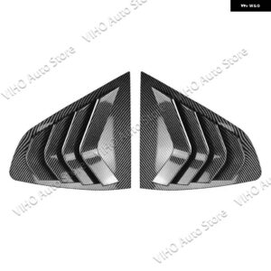 BMW リアルーバーウィンドウサイドシャッターカバー X4 G02 28I 30I 35I M40I 2018-24 + トリム ステッカー エアベント - Carbon Look