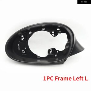 BMW サイドバックミラー フレーム カバー トリム ハウジング シェル加熱ガラス レンズ 3シリーズ E90 320I 325I 328I 330I 2005-2008 - 1PC Frame Left L