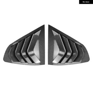 BMW リアサイドウィンドウルーバーシャッター トリム X4 G02 28I 30I 35I M40I 18-21 カーボンルック/グロスブラック フロントガラス カバー シェード - Carbon Fiber Look