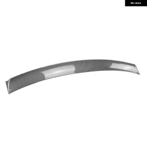 BMW 4シリーズ F32 F82 M4 2ドアクーペ 2014-2020 リアルーフ スポイラー ウイン グリップ カーボンルック/グロスブラックテールアッパースプリッター - Carbon Fiber Look