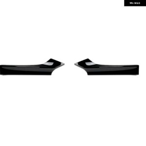 BMW フロント バンパー サイドリップカバー 2シリーズ F22 F23 M235I M240I 220I 228I 230I M スポーツ 2014-2022 MP スタイル エアベント スポイラー - Glossy Black