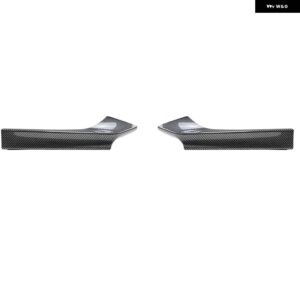 BMW フロント バンパー サイドリップカバー 2シリーズ F22 F23 M235I M240I 220I 228I 230I M スポーツ 2014-2022 MP スタイル エアベント スポイラー - Carbon Fiber Look