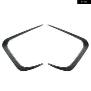 BMW 3シリーズ G20 G21 LCI 330I M340I M スポーツ 06.2023-UP フロント バンパー サイド エアベント トリム フォグライト インテーク フレーム カバー - Carbon Fiber Look