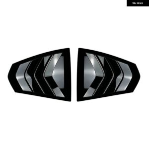 BMW 3シリーズ G20 320I 325I 330I M340I 2019-21-2023 リアウィンドウサイドルーバーシャッター トリム フロントガラス カバー シェード ブラインド - Glossy Black