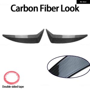 BMW X6 G06 2020-24 ABS ブラックカーボンリアウィンドウルーフ スポイラー 翼チューニング 外装 アクセサリー - Carbon Fiber Look