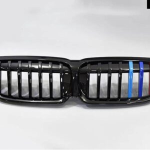 BMW フロントキドニー グリル レーシング グリル 3シリーズ G20 G21 G28 318I 320I 328I 330I 335I 2019-2022 アッパー バンパー フード ラジエーター - Tri M Color
