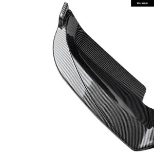 BMW フロント バンパー スポイラー リップ X6 F16 M スポーツ 2015-2019 カーボンルック/グロスブラック下半身スプリッター プロテクター ブレードキット - Carbon Fiber Look