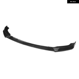 BMW フロント バンパー スポイラー リップ 3シリーズ G20 G21 2019-2022 320I 325I 330I デラックス スタイル グロスブラック/カーボンルックスプリッター - Glossy Black