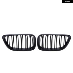 BMW 2シリーズ F22 F23 F87 M2 2014-2018 ブラックシングルデュアルスラットフロント バンパー キドニー グリル 吸気 グリル ラジエーター ガード - Dual MatteBlack