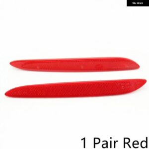 ジャガー 赤イエローリア バンパー サイド リフレクター ランプマーカー トリム XJ XJL XJR 2010-2017 - 1 Pair Red