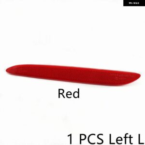 ジャガー 赤イエローリア バンパー サイド リフレクター ランプマーカー トリム XJ XJL XJR 2010-2017 - 1 PCS Red Left