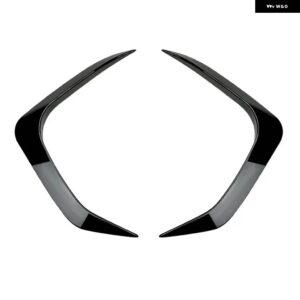 BMW フロント バンパー スポイラー スプリッターサイド エアベント 吸気 フォグランプ フレーム トリム カバー SUV 用 X1 U11 M スポーツ 2023 + - Gloss Black