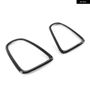 BMW ミニクーパー F55 F56 F57 2014-2019 テールランプ フレーム カバー ステッカー リアライトケース トリム 2個 - Glossy black
