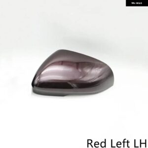 ジャガー XF XJ 2011-2019 サイドバックミラー カバー カーボンメッキ ウイング ミラー キャップ - Red Left LH