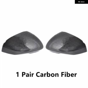ジャガー XF XJ 2011-2019 サイドバックミラー カバー カーボンメッキ ウイング ミラー キャップ - 1 Pair Carbon Fiber