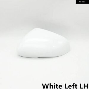 ジャガー XF XJ 2011-2019 サイドバックミラー カバー カーボンメッキ ウイング ミラー キャップ - White Left LH