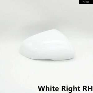 ジャガー XF XJ 2011-2019 サイドバックミラー カバー カーボンメッキ ウイング ミラー キャップ - White Right RH