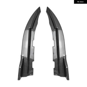 BMW リア バンパー サイド スポイラー カバー リップ 4シリーズ 425I 430I G22 G23 G24 G26 M スポーツ 2020-2024 ブーツ - Carbon Fiber Look
