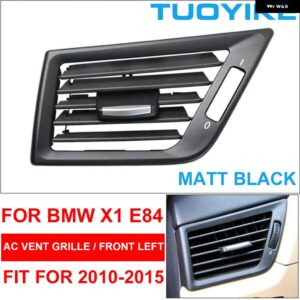 BMW LHD 車フレッシュ エアコン ベント グリル アウトレット パネル カバー 交換左右中央 AC トリム X1 E84 10-16 マットブラック - LHD Matt Front Left