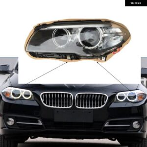 BMW 5シリーズ F18 F10 2011-2016 レンズ ランプ シェード フロント ヘッドライト シェード レンズ カバー レンズ ライトガラスカバー 灯台 レンズ フード - Left