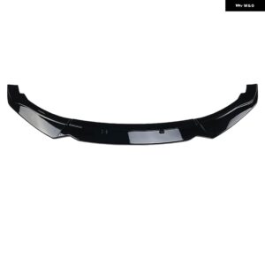 BMW フロント バンパー スポイラー リップ 2シリーズ F22 F23 218I 220I 225I 228I 2014-2019 ベースモデル専用グロスブラック/カーボンルック - Glossy Black