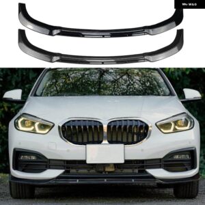 BMW 1シリーズ F40 2020-23 スタンダードモデルフロント バンパー スポイラー リップカーボンルック/グロスブラックスプリッターリップキット - Carbon Fiber Look