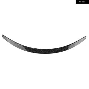 テスラ リア トランク リッド スポイラー ウイング モデル S 2012-2024 ABS /カーボンルック/グロスブラックテールテールゲートス - Forged Fiber Look